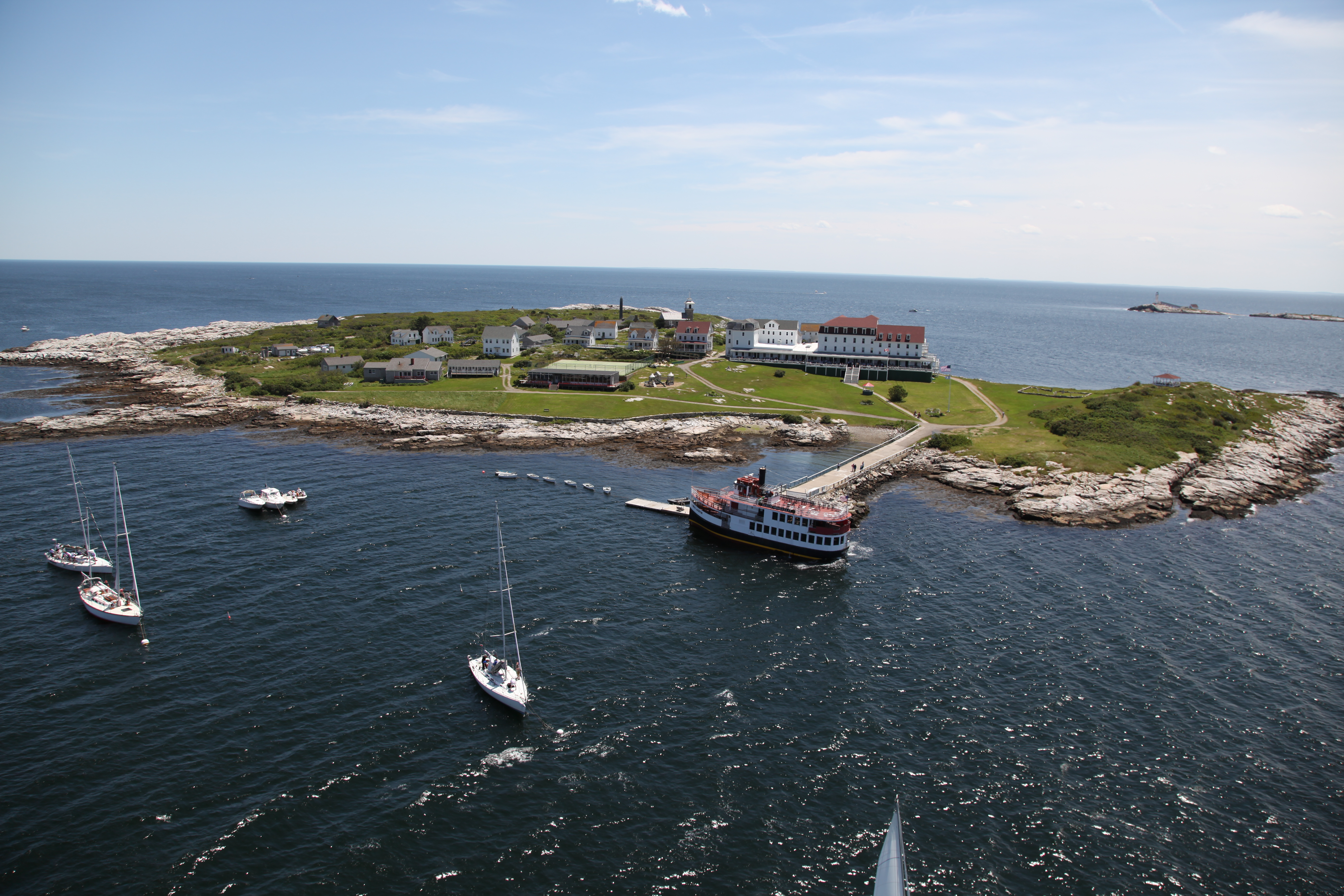 Star Island (pre-season) Walking Tour and Portsmouth Harbor Tour Image