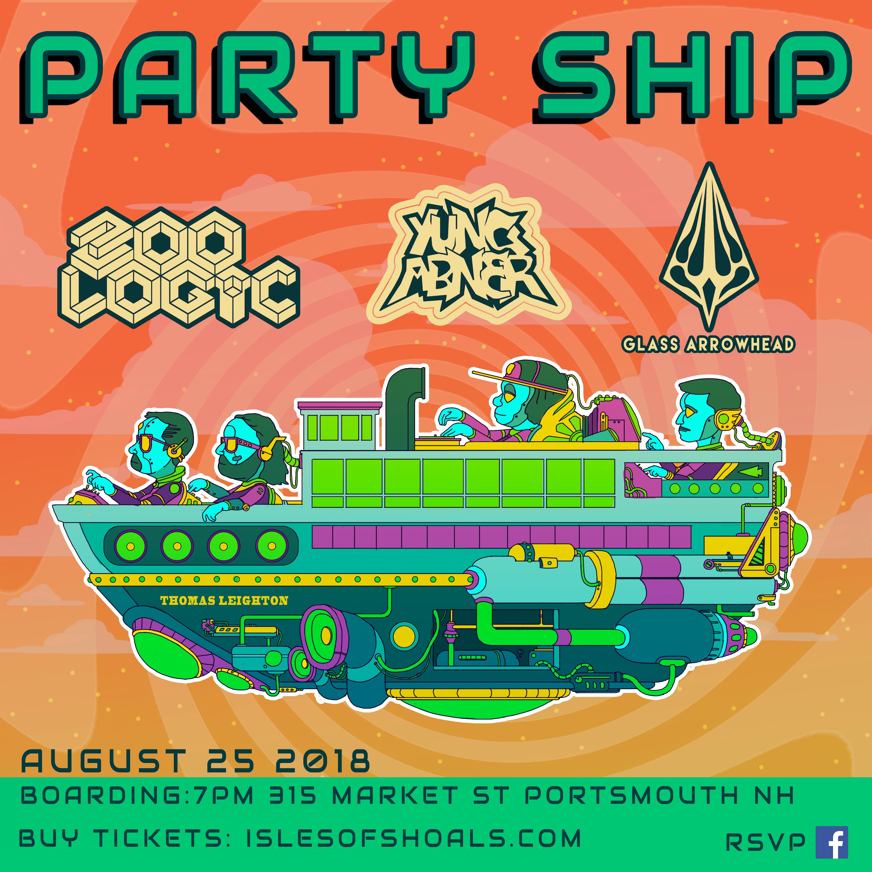 Party Ship w/ Zoo Logic,  Yung Abner and Glass Arrowhead Image